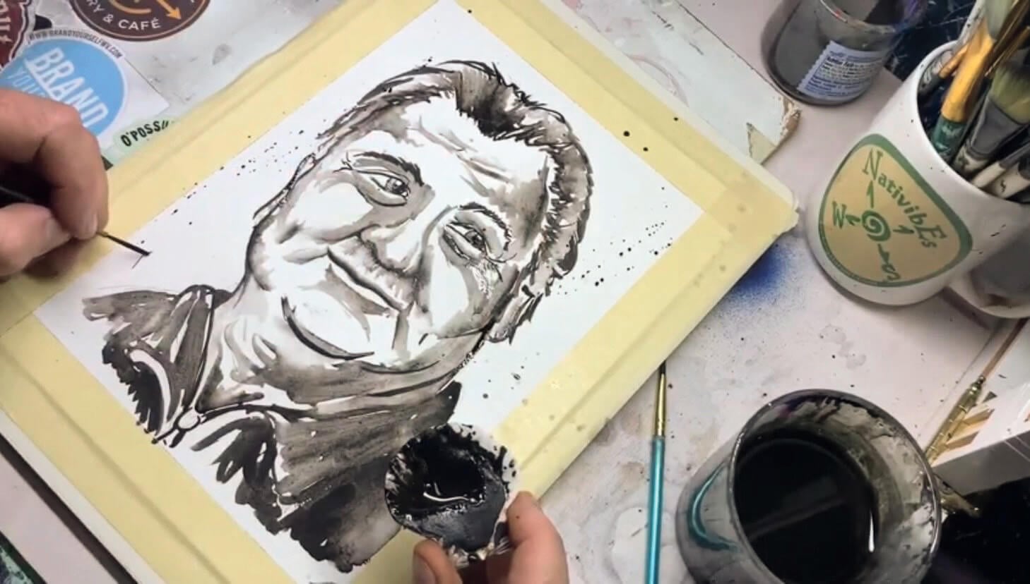 How Mannington Artist Ben Kolb Honors Appalachia With Coal Paint