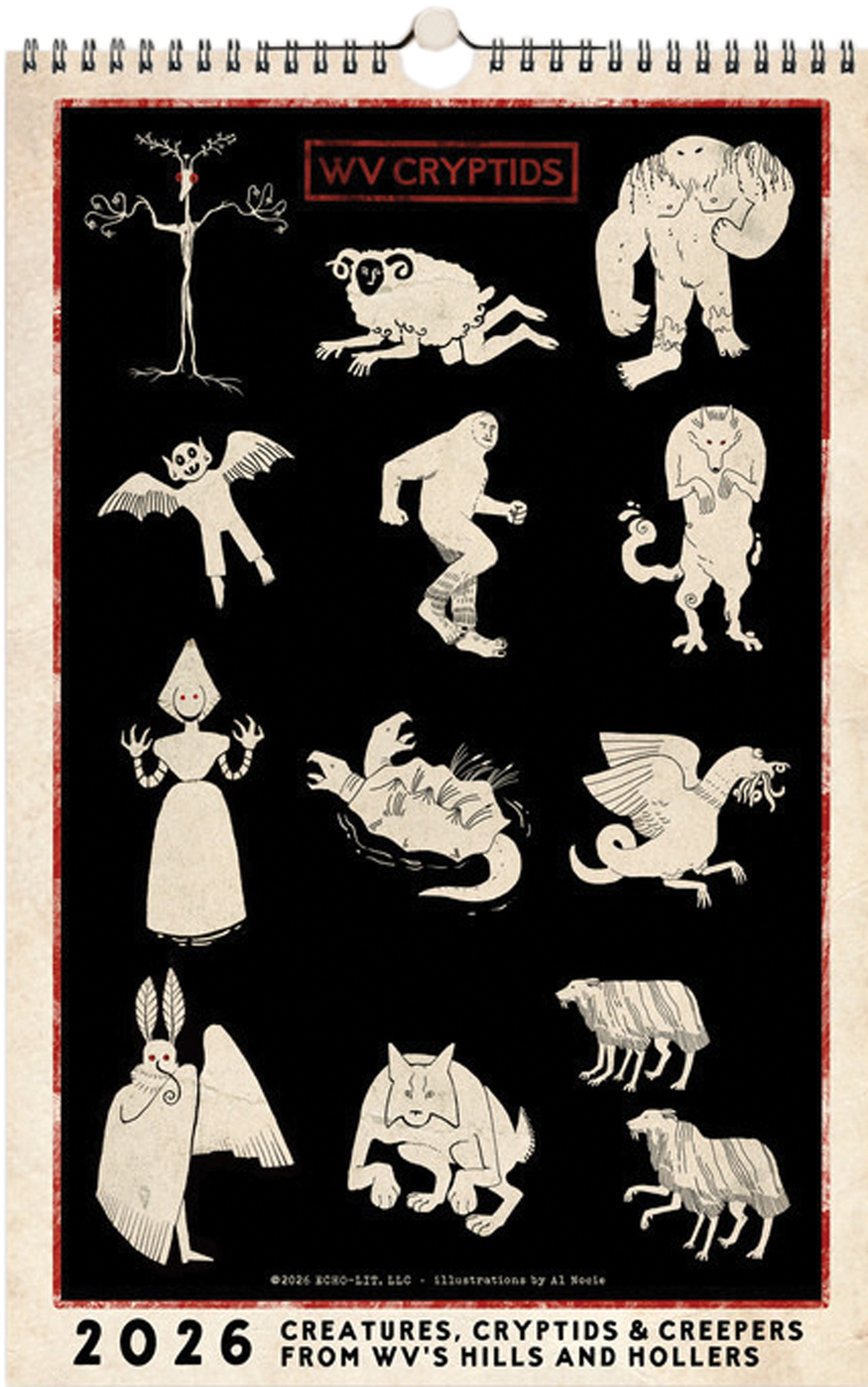 cryptid calendar - WV Living Magazine