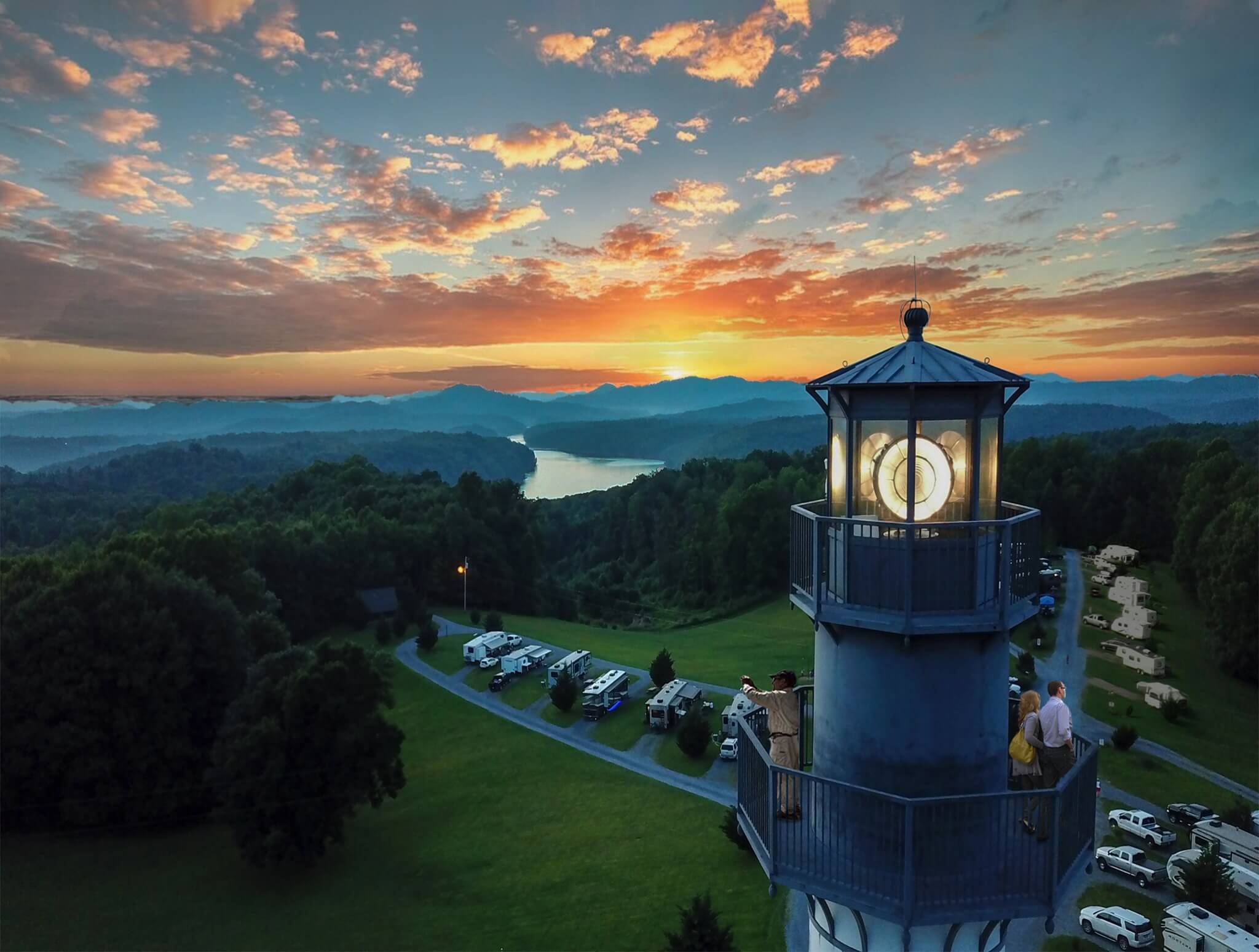 Mountain Lake Campground & Summersville Lake Retreat & Lighthouse—Best Campground—Best of West Virginia 2021